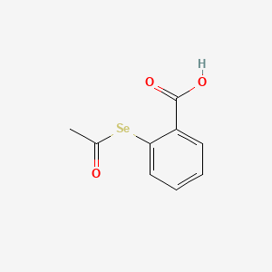 molecular formula C9H8O3Se B13769148 Selenoaspirine CAS No. 66472-85-3