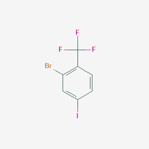 2-Bromo-4-iodo-1-(trifluoromethyl)benzene