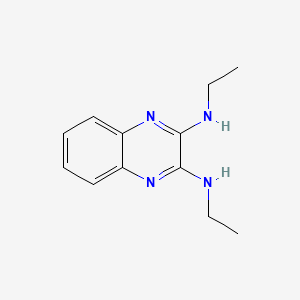 molecular formula C12H16N4 B13769172 N,N'-Diethylquinoxaline-2,3-diamine CAS No. 65776-63-8