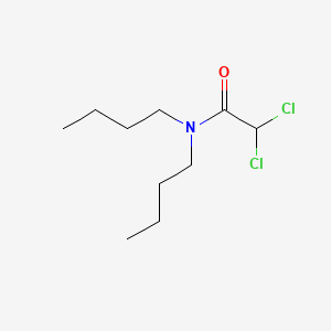 molecular formula C10H19Cl2NO B13769179 Acetamide, N,N-dibutyl-2,2-dichloro- CAS No. 5327-06-0