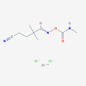 zinc;[(4-cyano-2,2-dimethylbutylidene)amino] N-methylcarbamate;dichloride