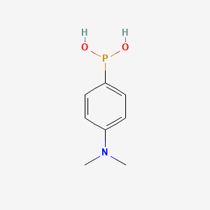 molecular formula C8H12NO2P B13769199 [4-(Dimethylamino)phenyl]phosphonous acid CAS No. 4741-19-9