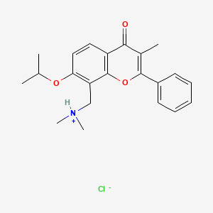 8-(Dimethylaminomethyl)-7-isopropoxy-3-methylflavone hydrochloride