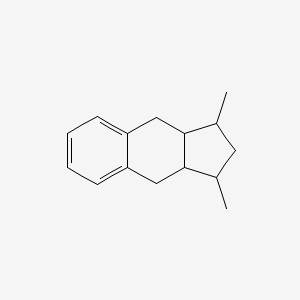 molecular formula C15H20 B13769220 1H-Benzindene, hexahydrodimethyl- CAS No. 68954-04-1