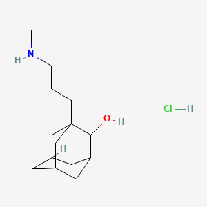 2-Adamantanol, 1-(3-methylaminopropyl)-, hydrochloride