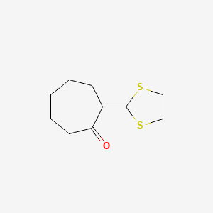 2-(1,3-Dithiolan-2-yl)cycloheptanone