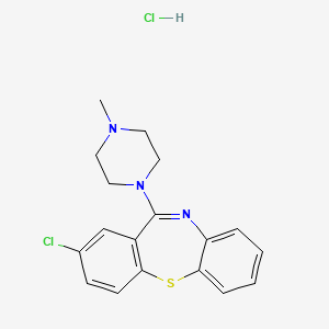 2-Chloro-11-(4-methylpiperazin-1-yl)dibenzo[b,f][1,4]thiazepine--hydrogen chloride (1/1)