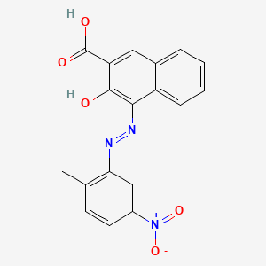 2-Naphthalenecarboxylic acid, 3-hydroxy-4-[(2-methyl-5-nitrophenyl)azo]-