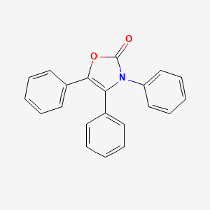 molecular formula C21H15NO2 B13769391 2(3H)-Oxazolone, 3,4,5-triphenyl- CAS No. 6652-42-2