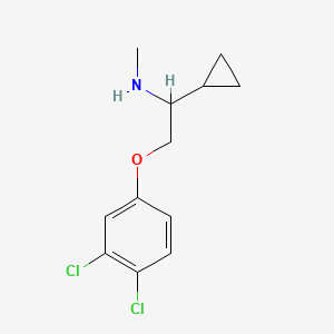 [1-Cyclopropyl-2-(3,4-dichlorophenoxy)ethyl]methylamine