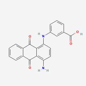 Benzoic acid, 3-[(4-amino-9,10-dihydro-9,10-dioxo-1-anthracenyl)amino]-