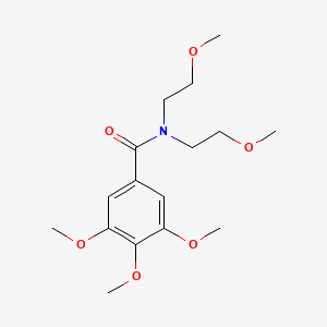 Benzamide, N,N-bis(2-methoxyethyl)-3,4,5-trimethoxy-