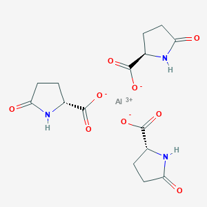 Tris(5-oxo-L-prolinato-N1,O2)aluminium