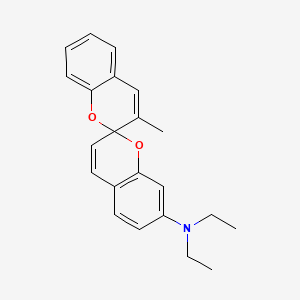 N,N-diethyl-3'-methyl-2,2'-spirobi[2H-1-benzopyran]-7-amine