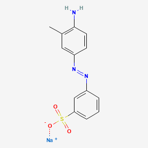 Benzenesulfonic acid, 3-[(4-amino-3-methylphenyl)azo]-, monosodium salt