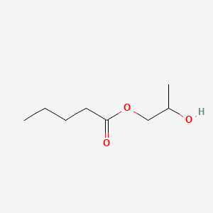 molecular formula C8H16O3 B13769947 2-Hydroxypropyl valerate CAS No. 59569-67-4