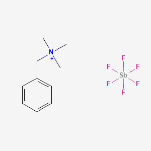 N,N,N-Trimethyl(phenyl)methanaminium hexafluoroantimonate(1-)