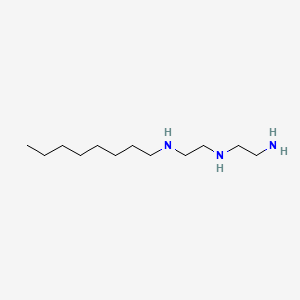 molecular formula C12H29N3 B13770015 N-(2-Aminoethyl)-N'-octylethylenediamine CAS No. 7261-59-8