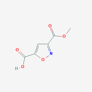 3-(Methoxycarbonyl)-1,2-oxazole-5-carboxylic acid