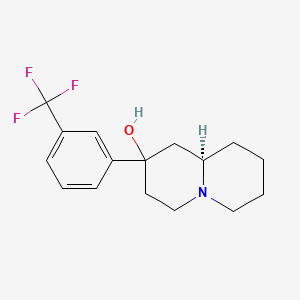 2-equatorial-Hydroxy-2-axial-(3-trifluorophenyl)quinolizidine