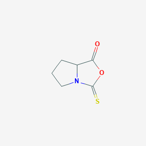 3-Sulfanylidenetetrahydro-1H,3H-pyrrolo[1,2-c][1,3]oxazol-1-one