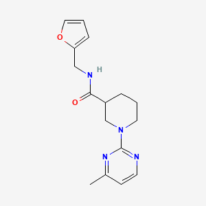 N-(furan-2-ylmethyl)-1-(4-methylpyrimidin-2-yl)piperidine-3-carboxamide