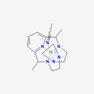 Acetonitrile;2,13-dimethyl-18-aza-3,6,9,12-tetrazanidabicyclo[12.3.1]octadeca-1(18),14,16-triene;nickel(2+)