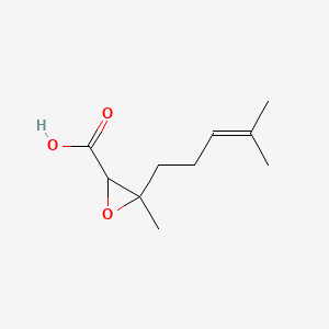 3-Methyl-3-(4-methylpent-3-enyl)oxirane-2-carboxylic acid