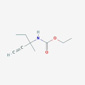 ethyl N-(3-methylpent-1-yn-3-yl)carbamate