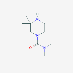 N,N,3,3-tetramethylpiperazine-1-carboxamide