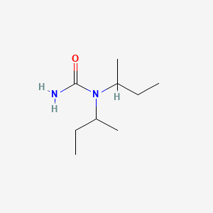 molecular formula C9H20N2O B13770181 1,3-Di(butan-2-yl)urea CAS No. 71155-98-1