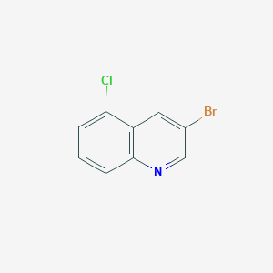 molecular formula C9H5BrClN B1377028 3-溴-5-氯喹啉 CAS No. 1416440-62-4