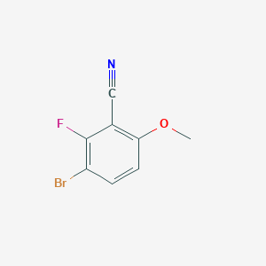 3-Bromo-2-fluoro-6-methoxybenzonitrile