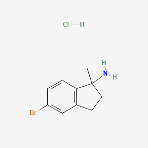 5-Bromo-1-methyl-2,3-dihydro-1H-inden-1-amine hcl