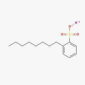 molecular formula C14H21KO3S B13770465 Potassium octylbenzenesulfonate CAS No. 52286-56-3