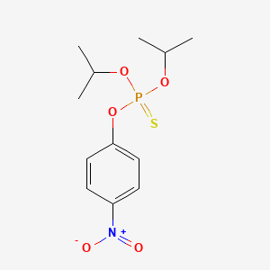 Phosphorothioic acid, O,O-bis(1-methylethyl) O-(4-nitrophenyl) ester