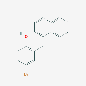 4-Bromo-2-(naphthalen-1-ylmethyl)phenol