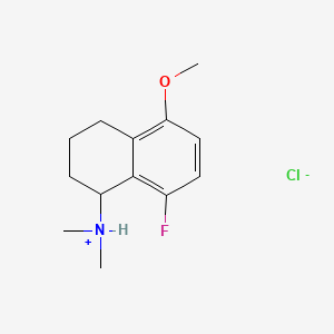 1-Naphthylamine, 1,2,3,4-tetrahydro-N,N-dimethyl-8-fluoro-5-methoxy-, hydrochloride