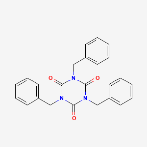 molecular formula C24H21N3O3 B13770540 Tribenzyl isocyanurate CAS No. 606-03-1