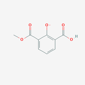 molecular formula C9H7O5- B1377056 1,3-Benzenedicarboxylic acid, 2-hydroxy-, monomethyl ester CAS No. 101670-85-3