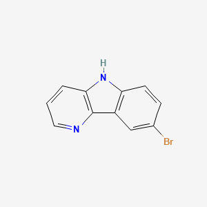 molecular formula C11H7BrN2 B1377060 8-bromo-5H-pyrido[3,2-b]indole CAS No. 1236349-67-9