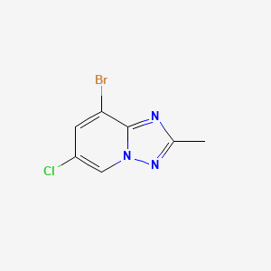 8-Bromo-6-chloro-2-methyl-[1,2,4]triazolo[1,5-a]pyridine