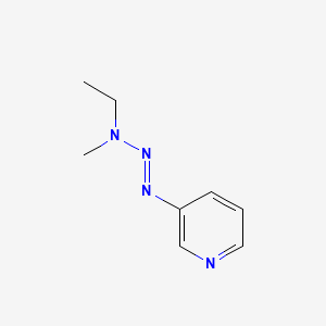 Pyridine, 3-(3-ethyl-3-methyl-1-triazenyl)-