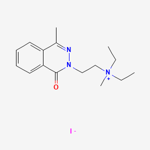 Diethylmethyl(2-(4-methyl-1-oxo-2H-phthalazin-yl)ethyl)ammonium iodide