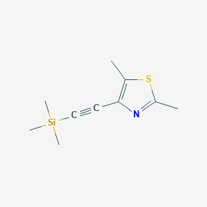 2,5-Dimethyl-4-(trimethylsilylethynyl)thiazole