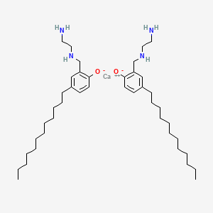 calcium;2-[(2-aminoethylamino)methyl]-4-dodecylphenolate