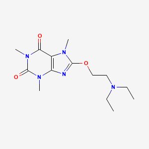 Caffeine, 8-(2-(diethylamino)ethoxy)-