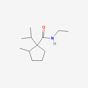 N-Ethyl-2-methyl-1-(1-methylethyl)cyclopentanecarboxamide