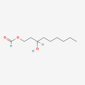 molecular formula C10H20O3 B13770859 3-Hydroxynonyl formate CAS No. 68227-53-2