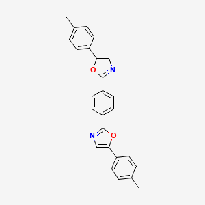 molecular formula C26H20N2O2 B13770862 2,2'-(1,4-Phenylene)bis(5-(4-methylphenyl)oxazole) CAS No. 7091-75-0